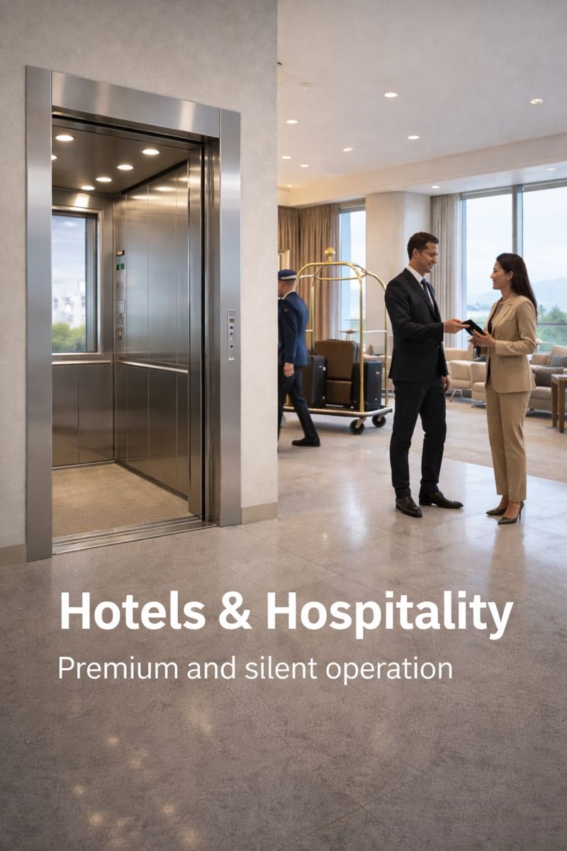 hotels lift installation project by KRS Lifts Bangalore